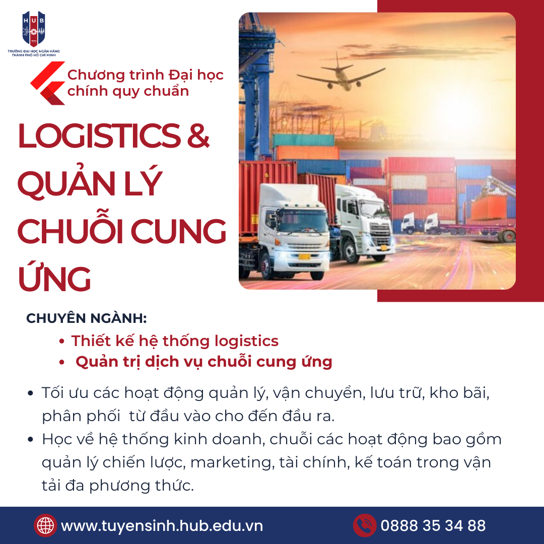 Ngành Logistics và Quản lý chuỗi cung ứng tại HUB