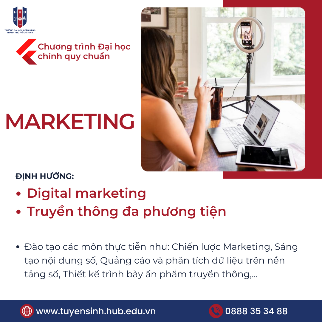 Ngành Marketing tại Trường Đại học Ngân hàng TP. Hồ Chí Minh