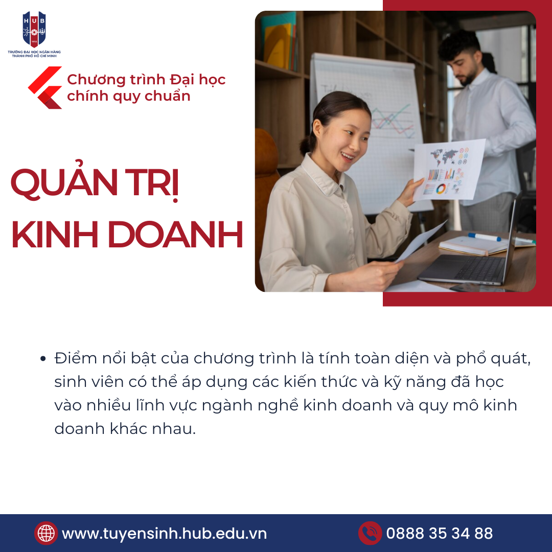 Ngành Quản trị Kinh doanh tại HUB
