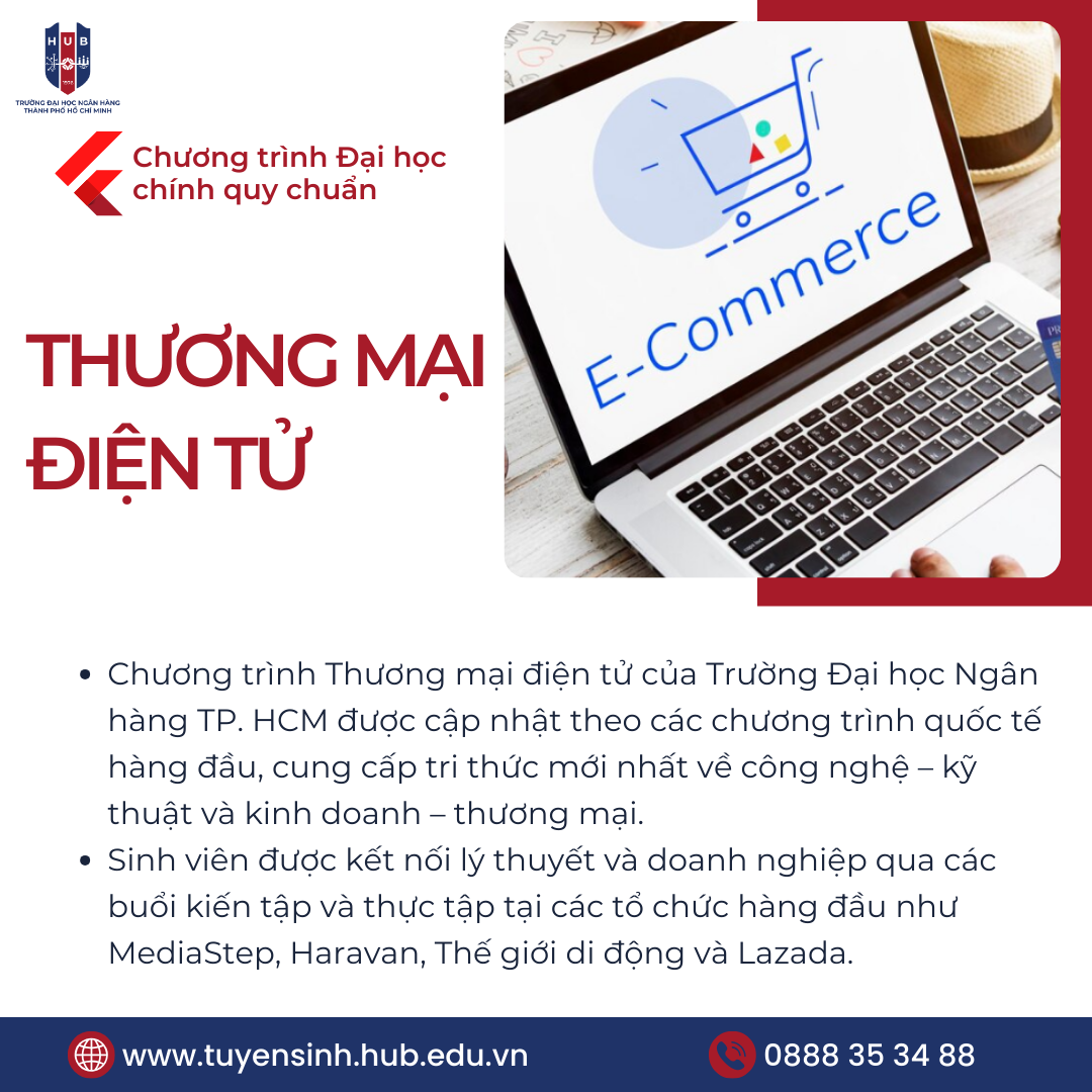 Thương mại điện tử? Cơ hội việc làm & hành trang khi theo học tại HUB