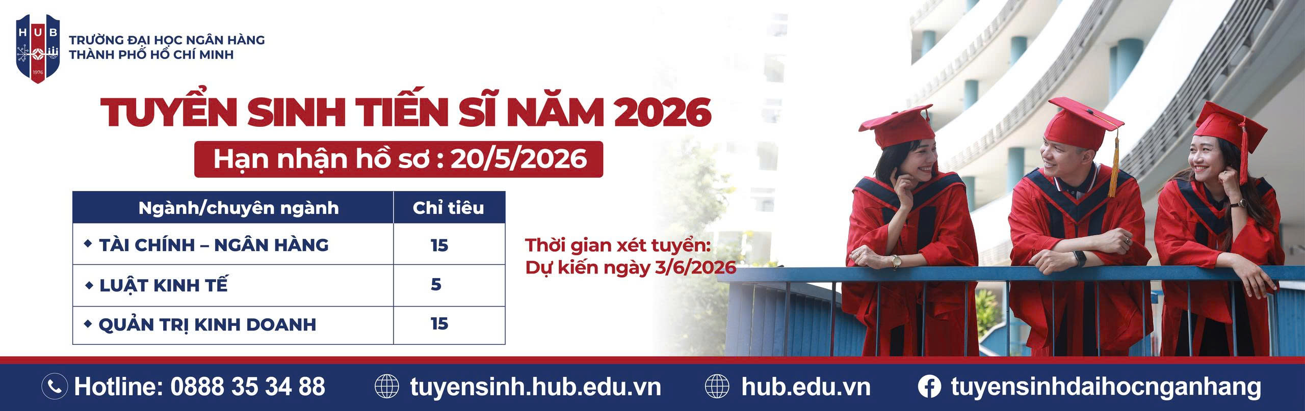 Thông báo tuyển sinh trình độ Tiến sĩ năm 2026